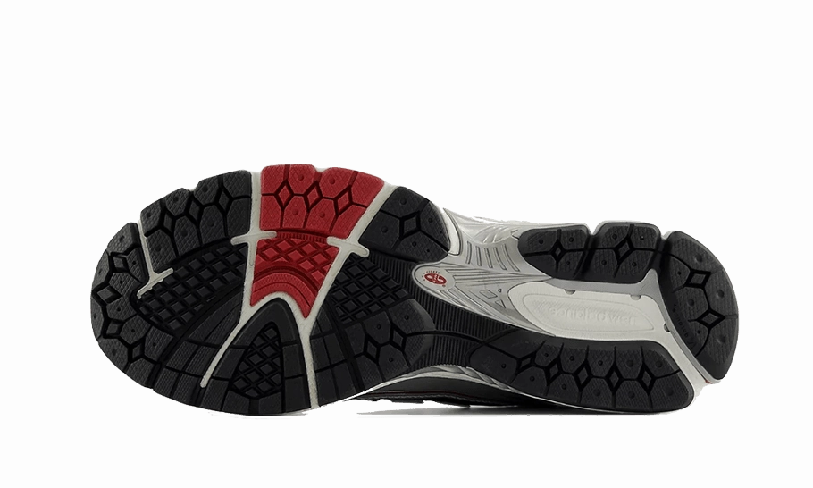 Silver And White New Balances 1906R Silver Classic Crimson