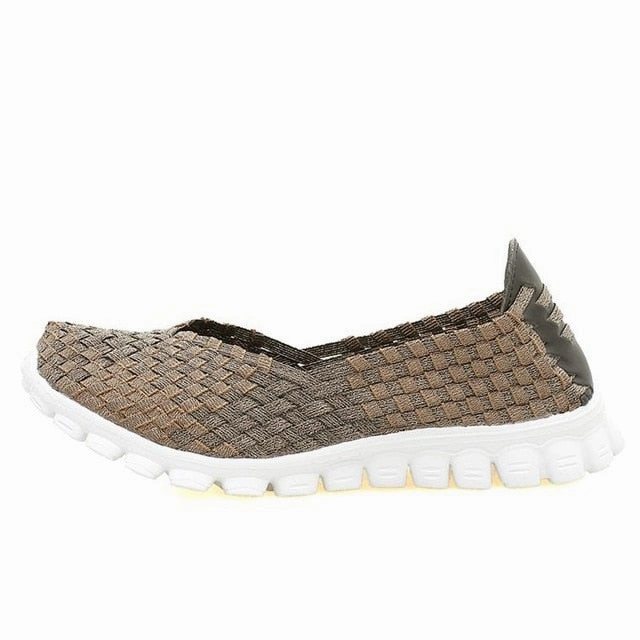 Best Running Shoes With Bunions 2017 new hollow fabric shoes female flying net air movement hand weaving increased thick shoes elastic woven belt  sport shoe