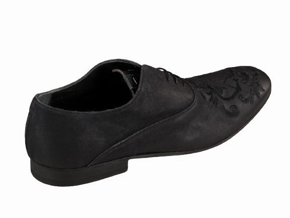 2591 John Richmond Shoes-Black Most Comfortable Casual Walking Shoes