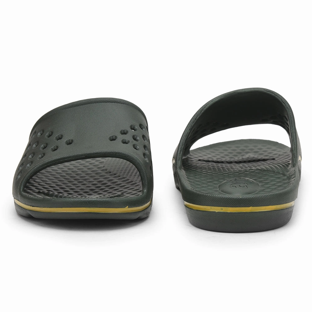 Ted Slides A-HA Bin Slippers For Men (Olgreen) RAMP By Liberty