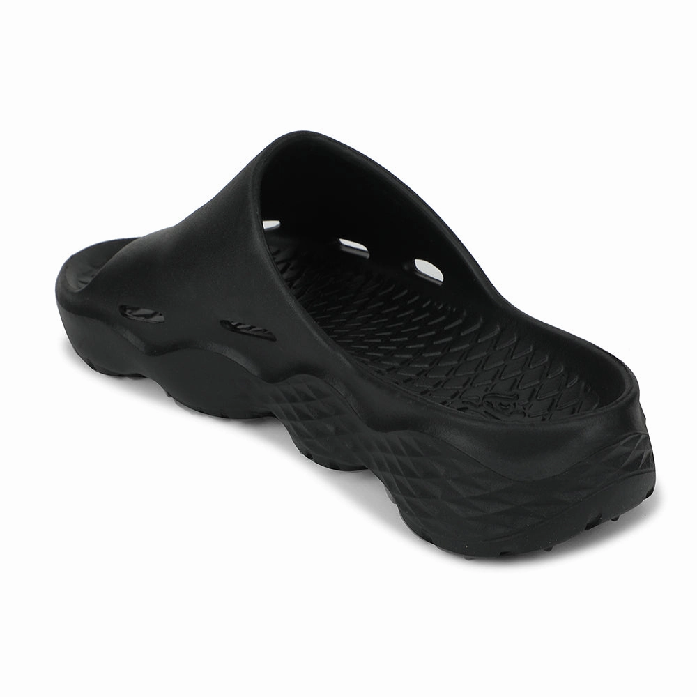 A-HA Black Casual Slipper For Men SOFTWALK By Liberty Moon Boots Slippers