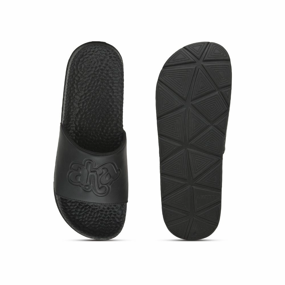 A-HA (Black) Flip-flops For Men BEACHPOOL By Liberty Grumpy Bear Slippers