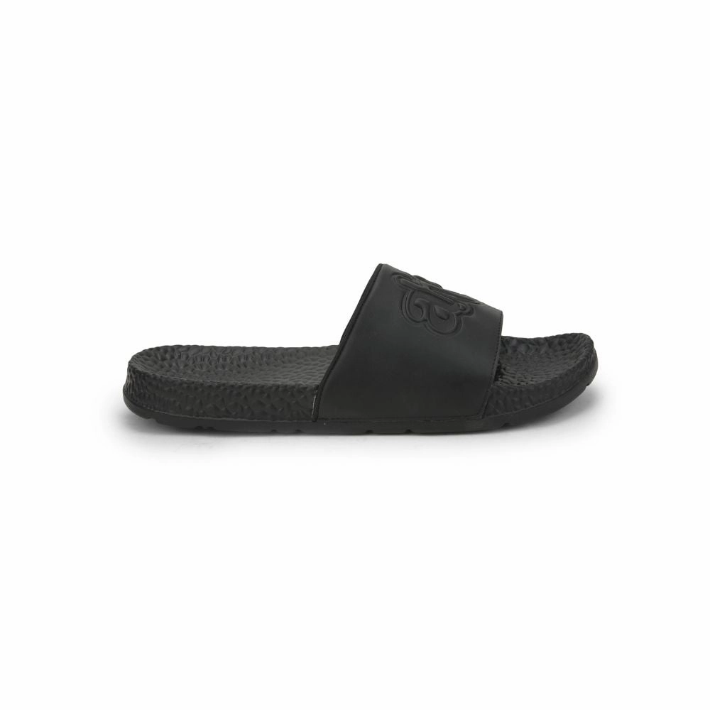 A-HA (Black) Flip-flops For Men BEACHPOOL By Liberty Sporty Mule Slippers