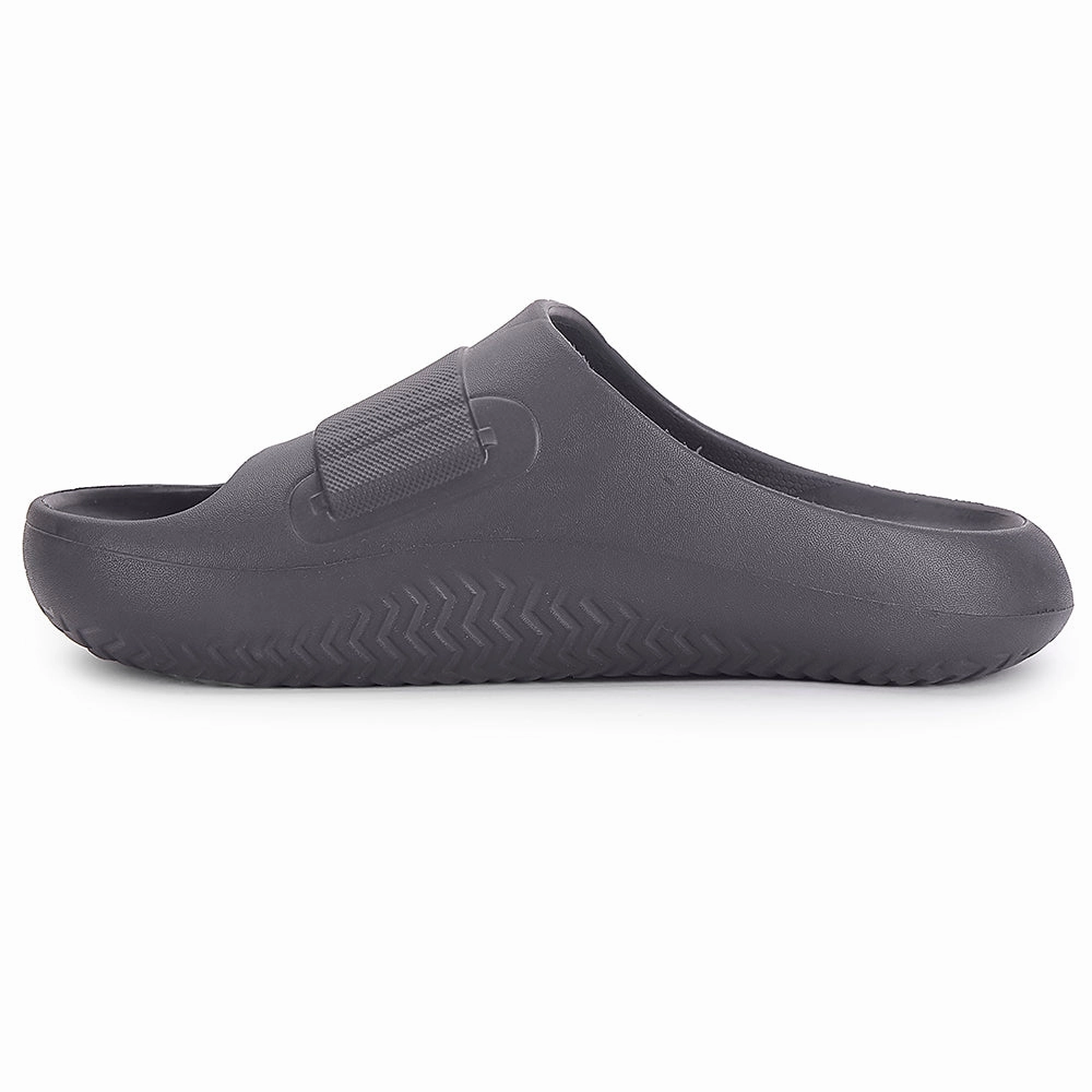 Cushioned Slippers A-HA Dark Grey Casual Slides For Men DREAMWALKM By Liberty
