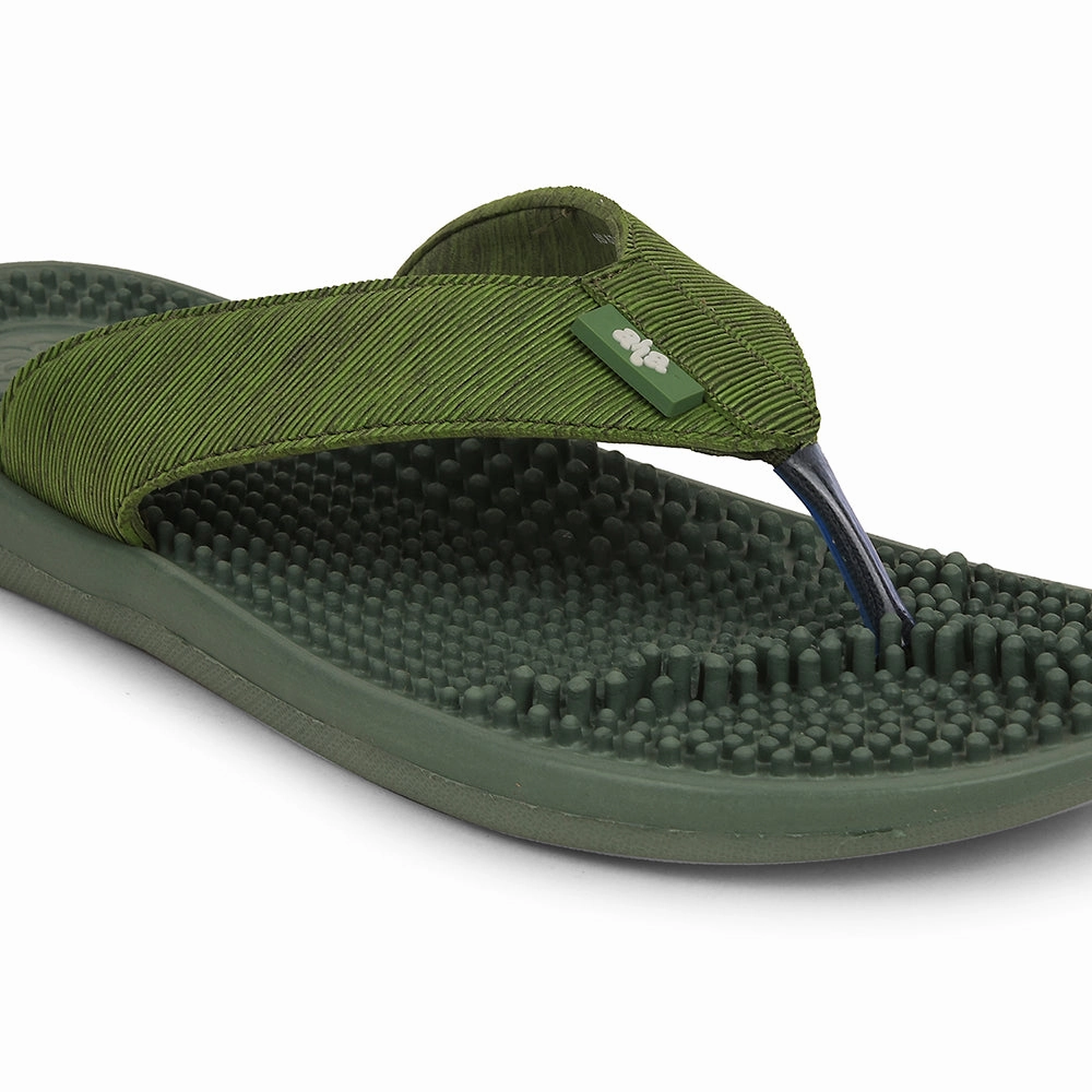 A-HA Green Casual Slipper For Men ACUPLUS-3M By Liberty Bobs Cat Slippers