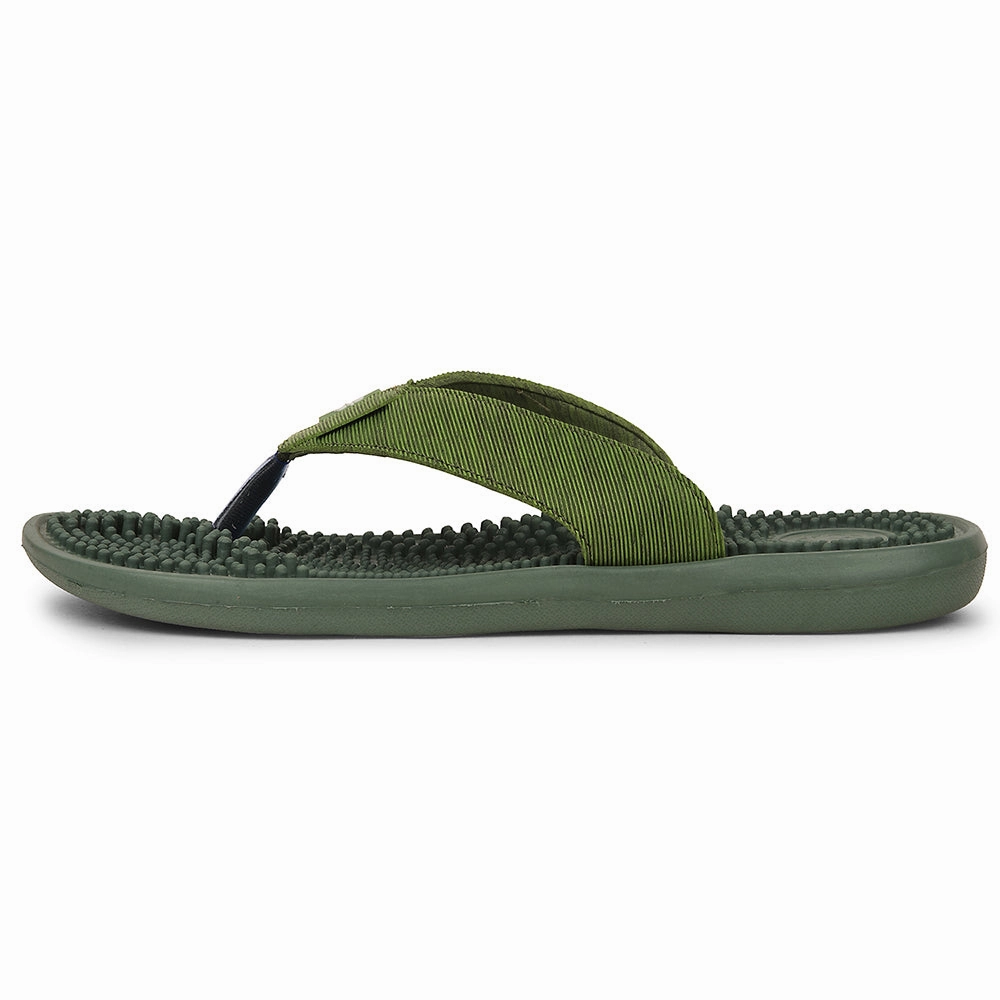 A-HA Green Casual Slipper For Men ACUPLUS-3M By Liberty Skeleton Slippers