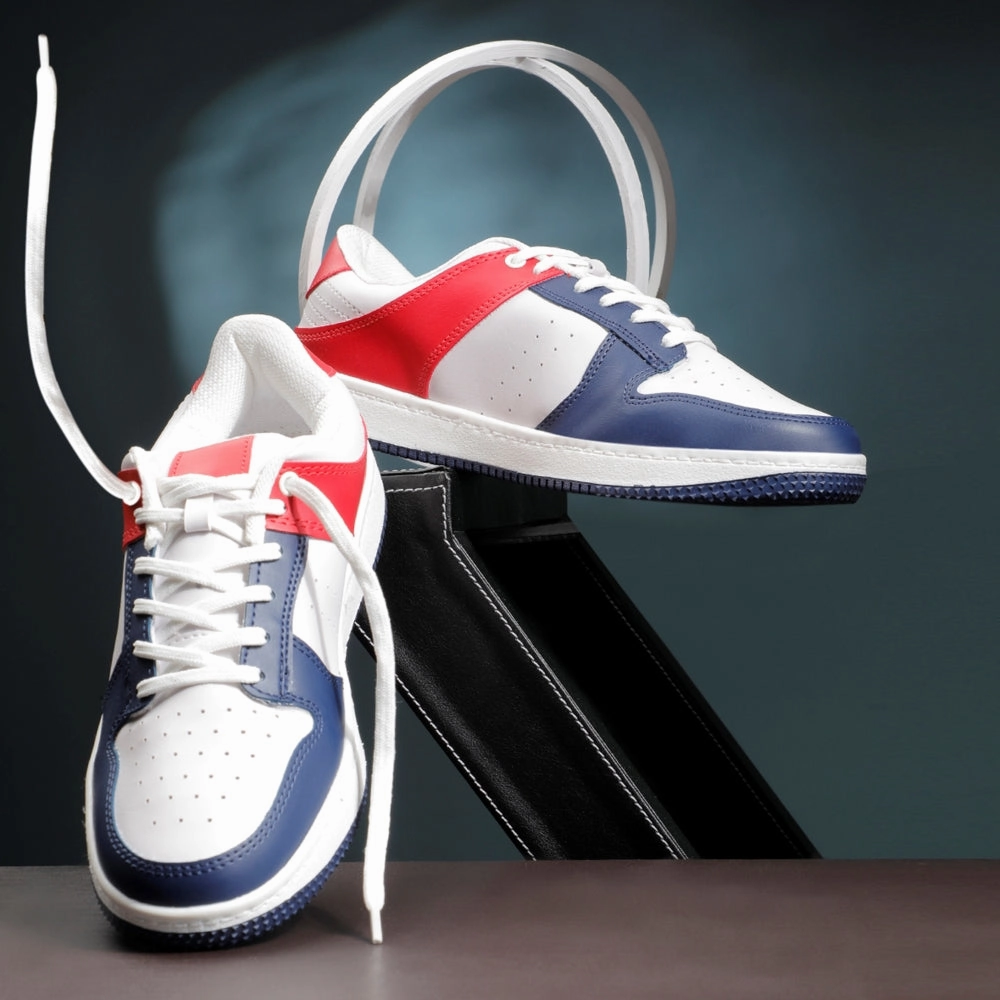 Aeon Rewind Casual Shoes Leap7x Casual Navy Blue Lacing Sneakers For Men SPORTSTAR By Liberty