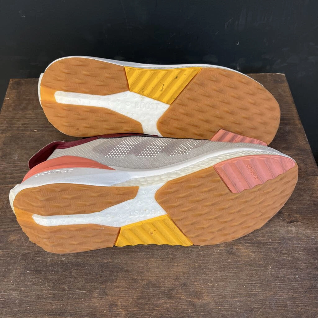 Adidas - Women's Avryn Sneakers - MSRP $180: White/Maroon-women-W7 Adidas Roma Shoe