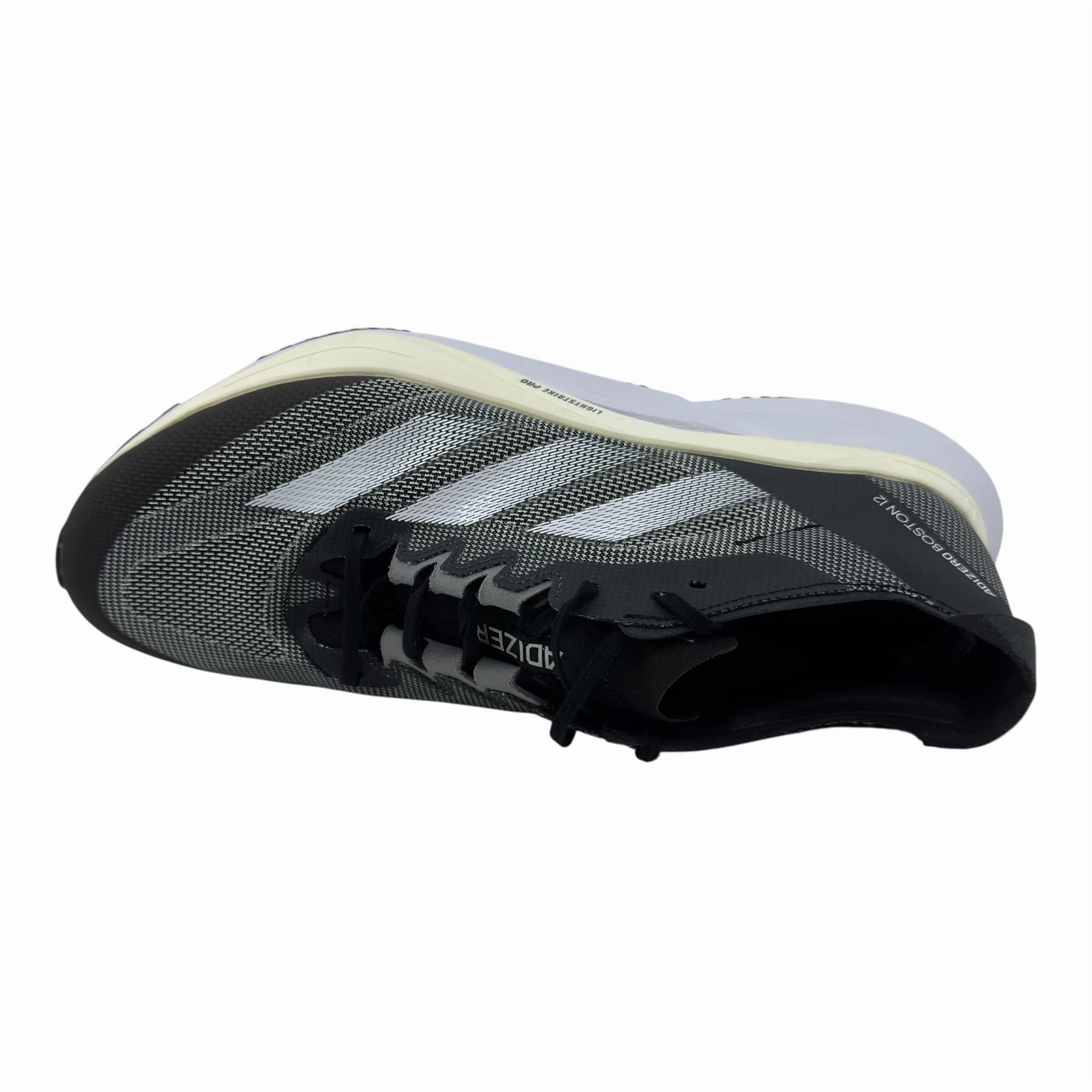 Best Value Running Shoes Uk Adidas Adizero Boston 12 Black White Mens Athletic Sneaker
