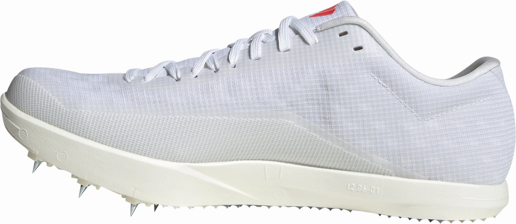 adidas Adizero Long Jump Field Event Spikes - White Adidas Leather Tennis Shoes