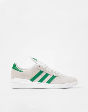 Adidas Collab Shoes adidas Busenitz Skate Shoes - Crystal White/Crystal White/Gold Metallic