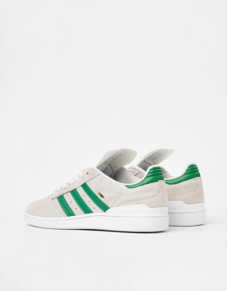 Adidas Workout Shoe adidas Busenitz Skate Shoes - Crystal White/Crystal White/Gold Metallic
