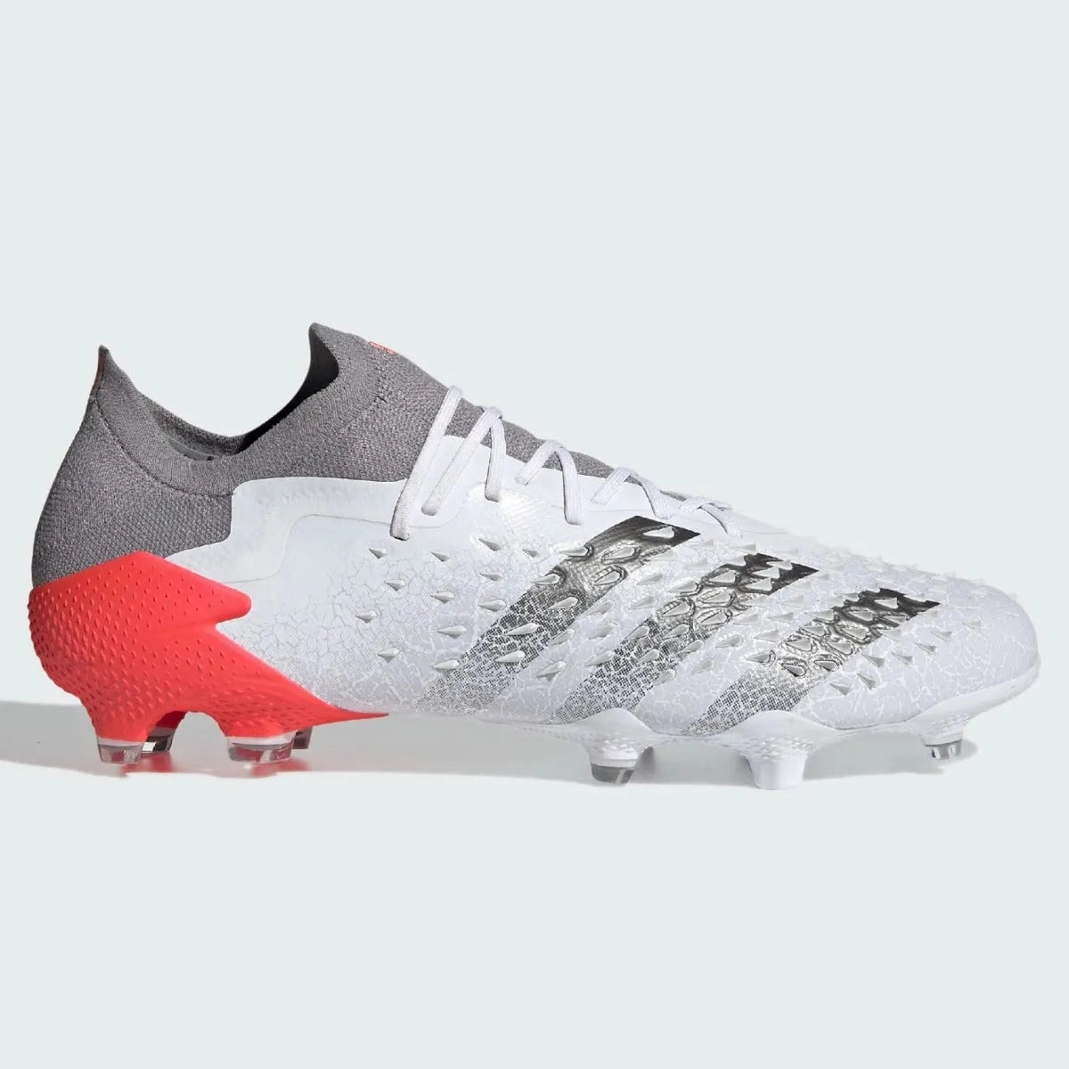 Adidas Equipment Shoes 90s Adidas Predator Freak .1 FG - White-Grey-Solar Red