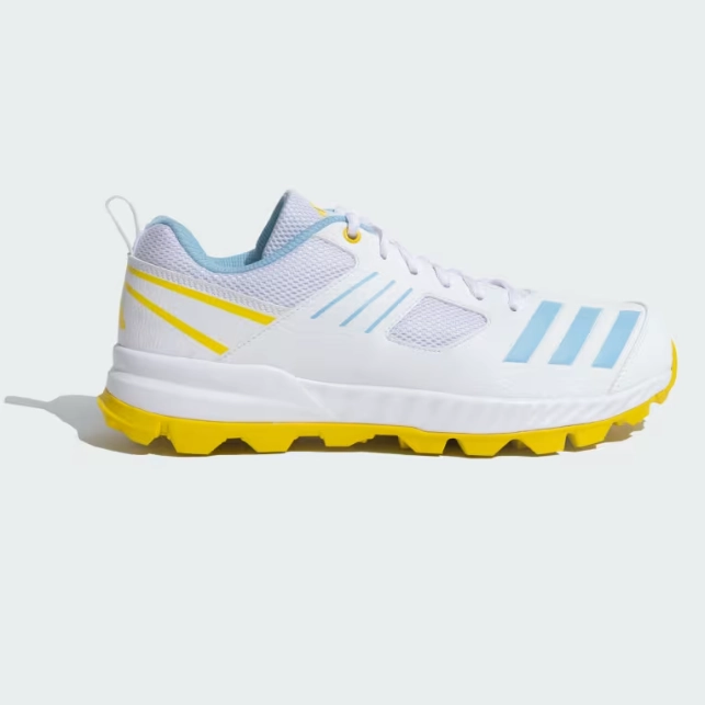 Adidas Running Supernova Shoes Adidas Cri Hase 23 M Cloud White / Clear Blue / Yellow Cricket Shoes