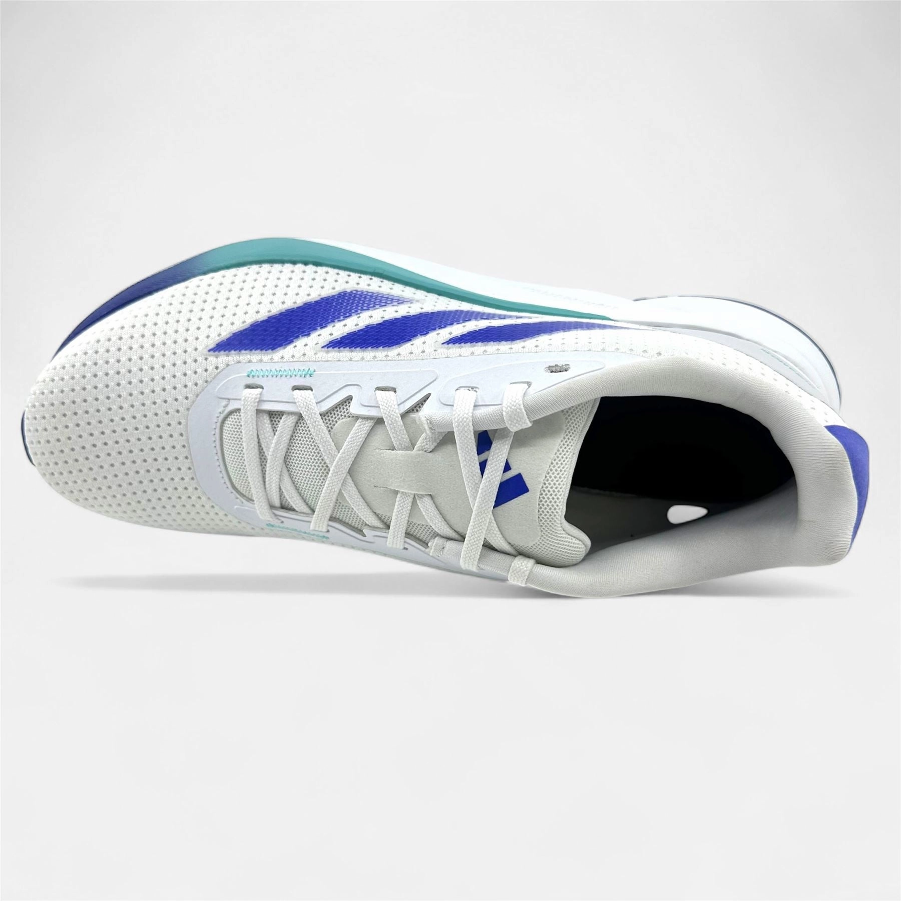Adidas Duramo SL Cloud White Lucid Blue Flash Aqua Mens Athletic Sneaker Running Shoe Geeks