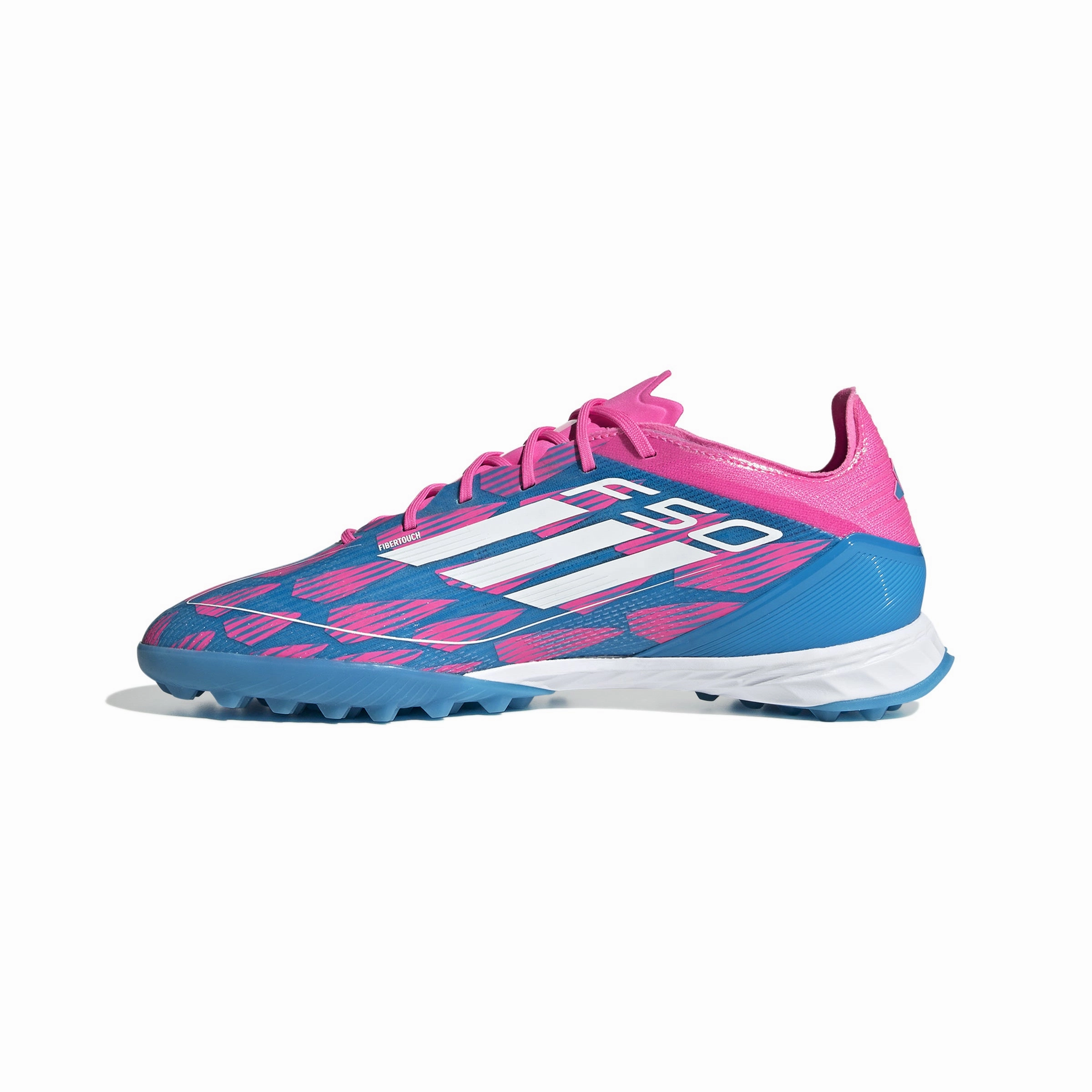 Adidas Athletic Shoes adidas F50 Pro TF Turf Shoes- Solar Blue/ FTWhite/ Solar Pink