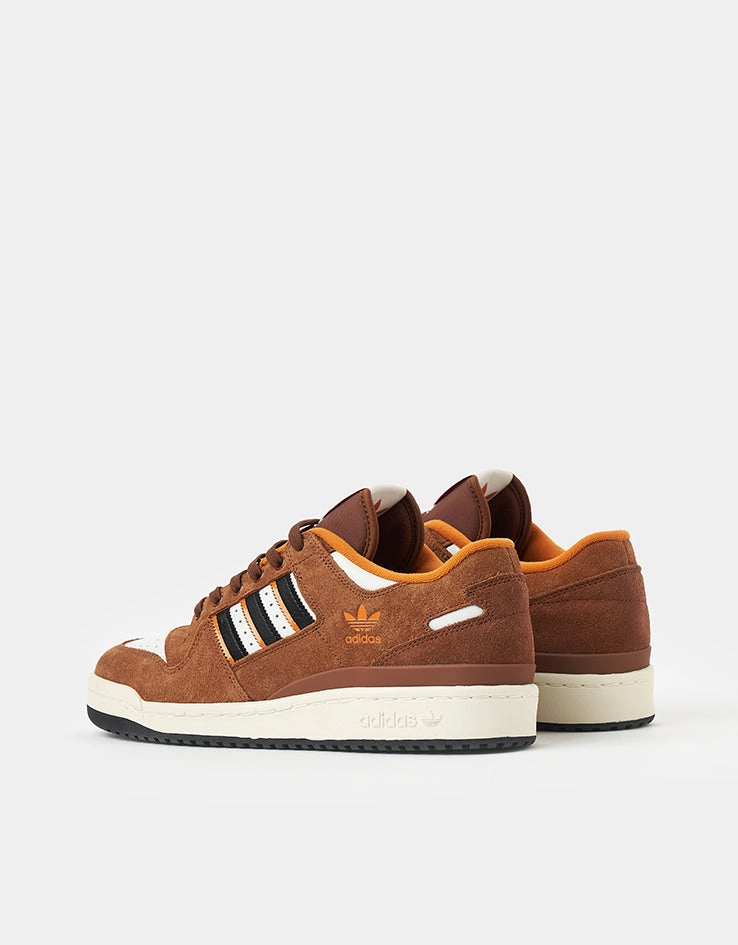 adidas Forum 84 Low ADV Skate Shoes - Crystal White/Core Black/Rustic Orange Adidas Zumba Shoes