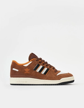adidas Forum 84 Low ADV Skate Shoes - Crystal White/Core Black/Rustic Orange Shoes Adidas Cheap