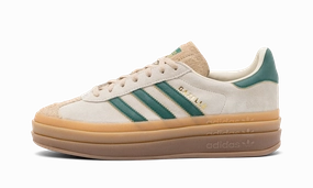 Adidas Gazelle Bold Magic Beige Collegiate Green Adidas Samba Woody Shoes