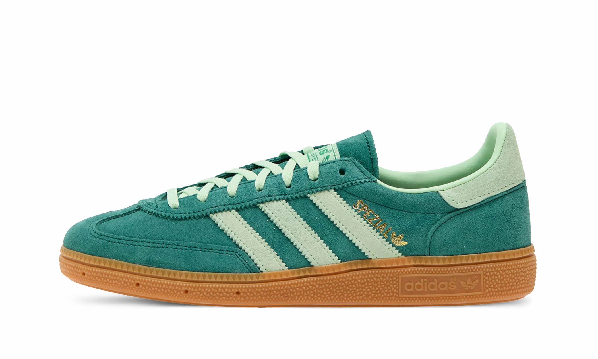 Adidas Handball Spezial Collegiate Green Semi Green Spark (W) Vintage Adidas Shoes 90s