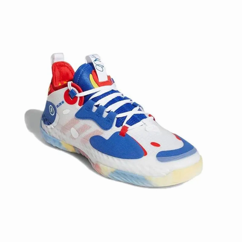 adidas Harden Vol. 5 Futurenatural Cloud White Royal Blue Vivid Red Sneakers shoes GY7489 Turf Shoes Baseball Adidas