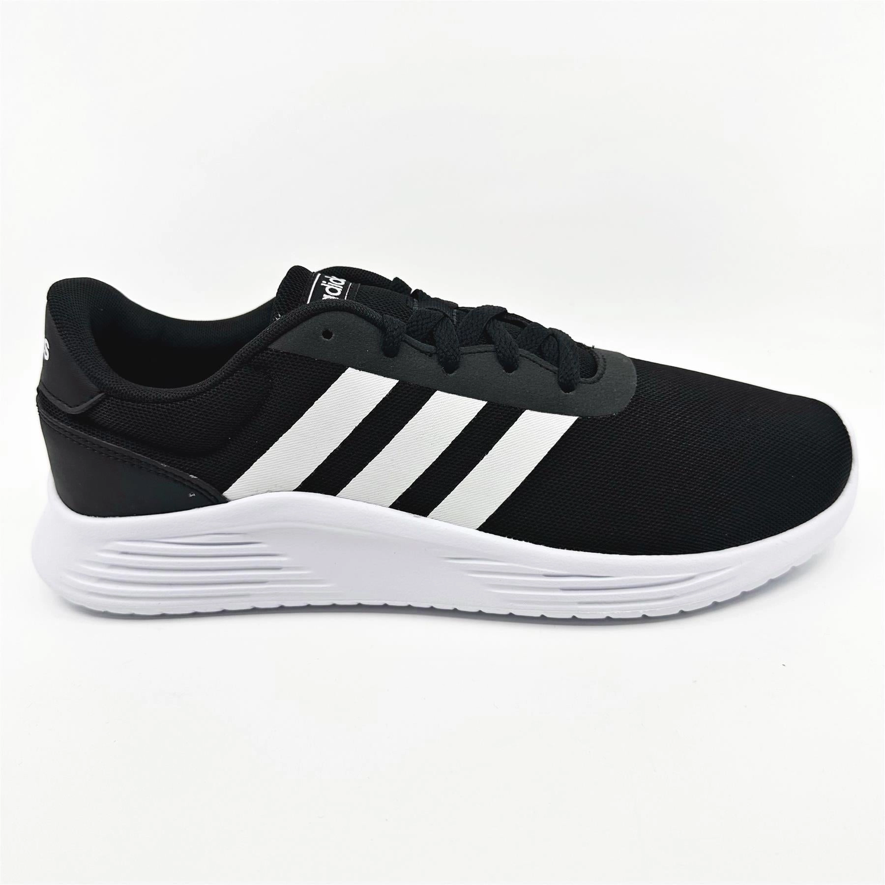 Good Shoes To Run Adidas Lite Racer 2.0 Core Black Core White Mens Athletic Sneakers