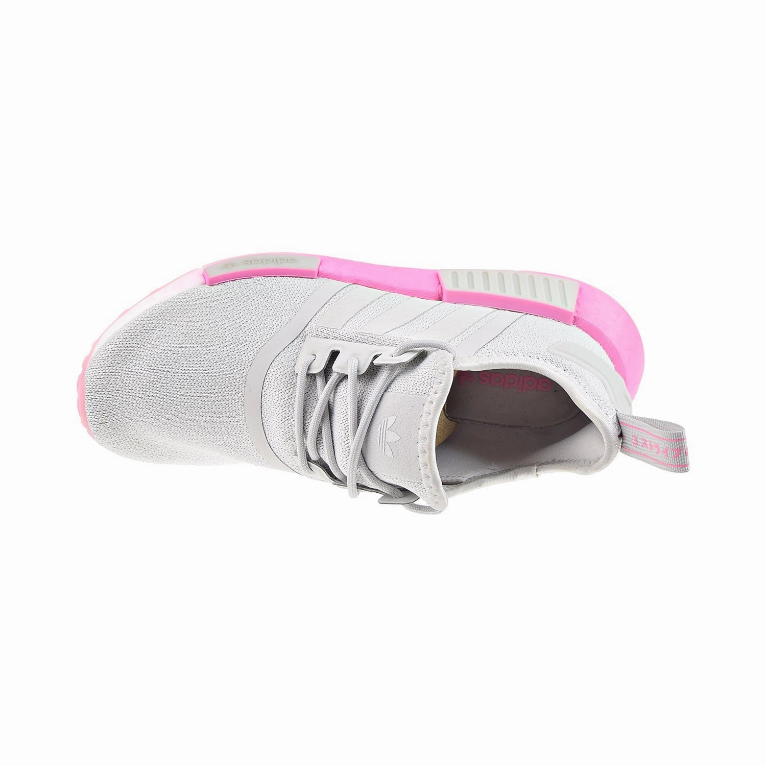 Trail Running Shoes Gore Tex Adidas NMD_R1 Women's Shoes Grey One-Bliss Pink-Cloud White