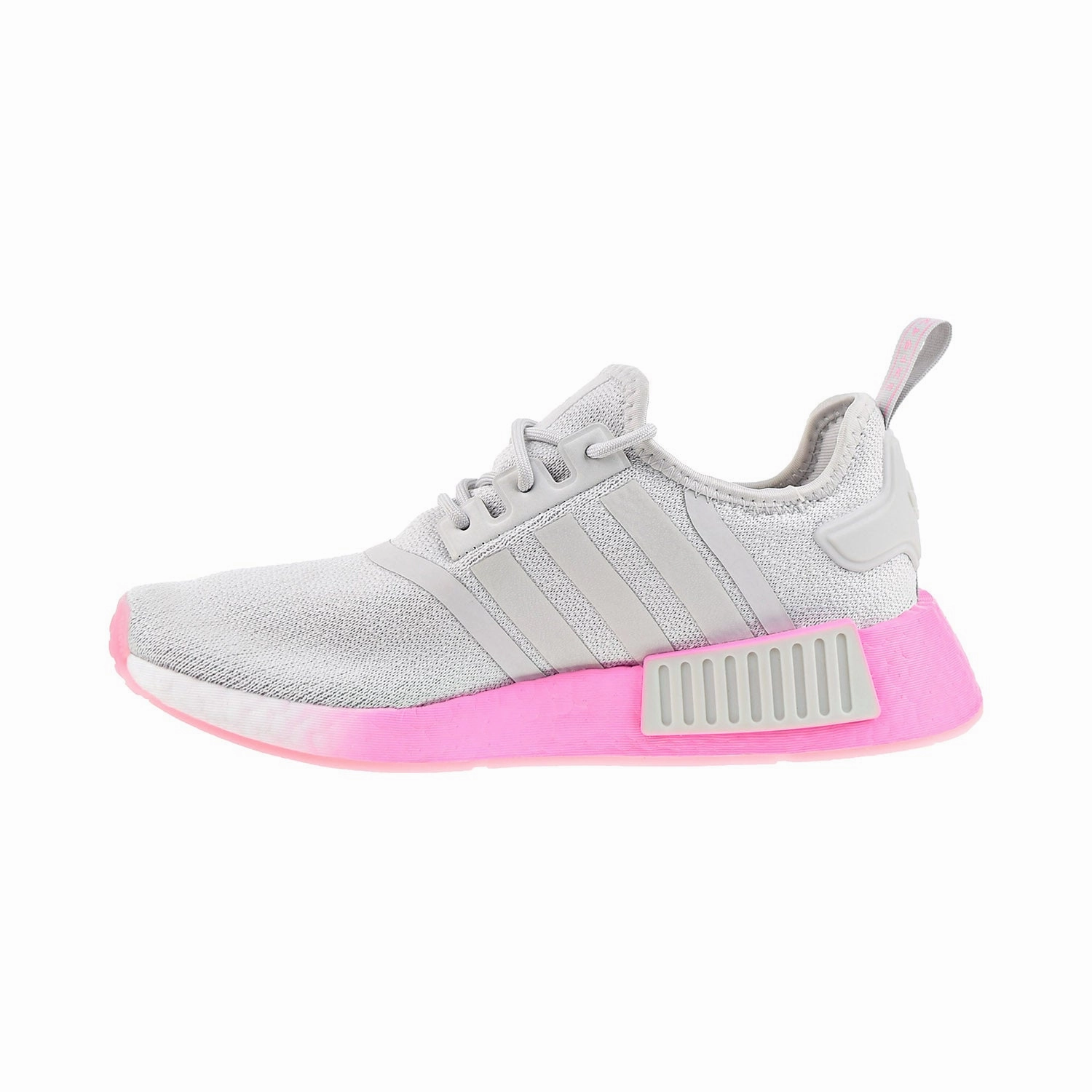 Best Running Shoes For Pronated Feet Adidas NMD_R1 Women's Shoes Grey One-Bliss Pink-Cloud White
