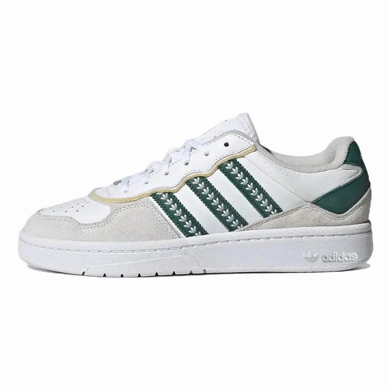 Thick Adidas Shoes adidas originals Courtic Lifestyle Shoes Unisex Low-top White/green/light Gray Sneakers shoes ID4080