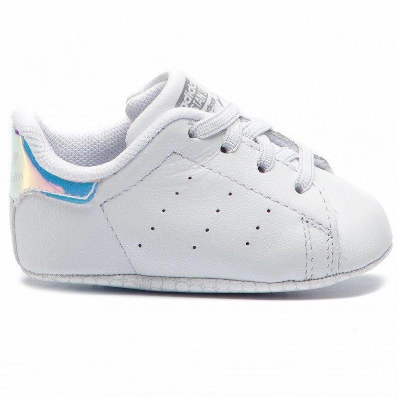 Adidas Originals scarpe da culla Stan Smith Crib CG6543 bianco argento Adidas Running Shoes Unique Design Features