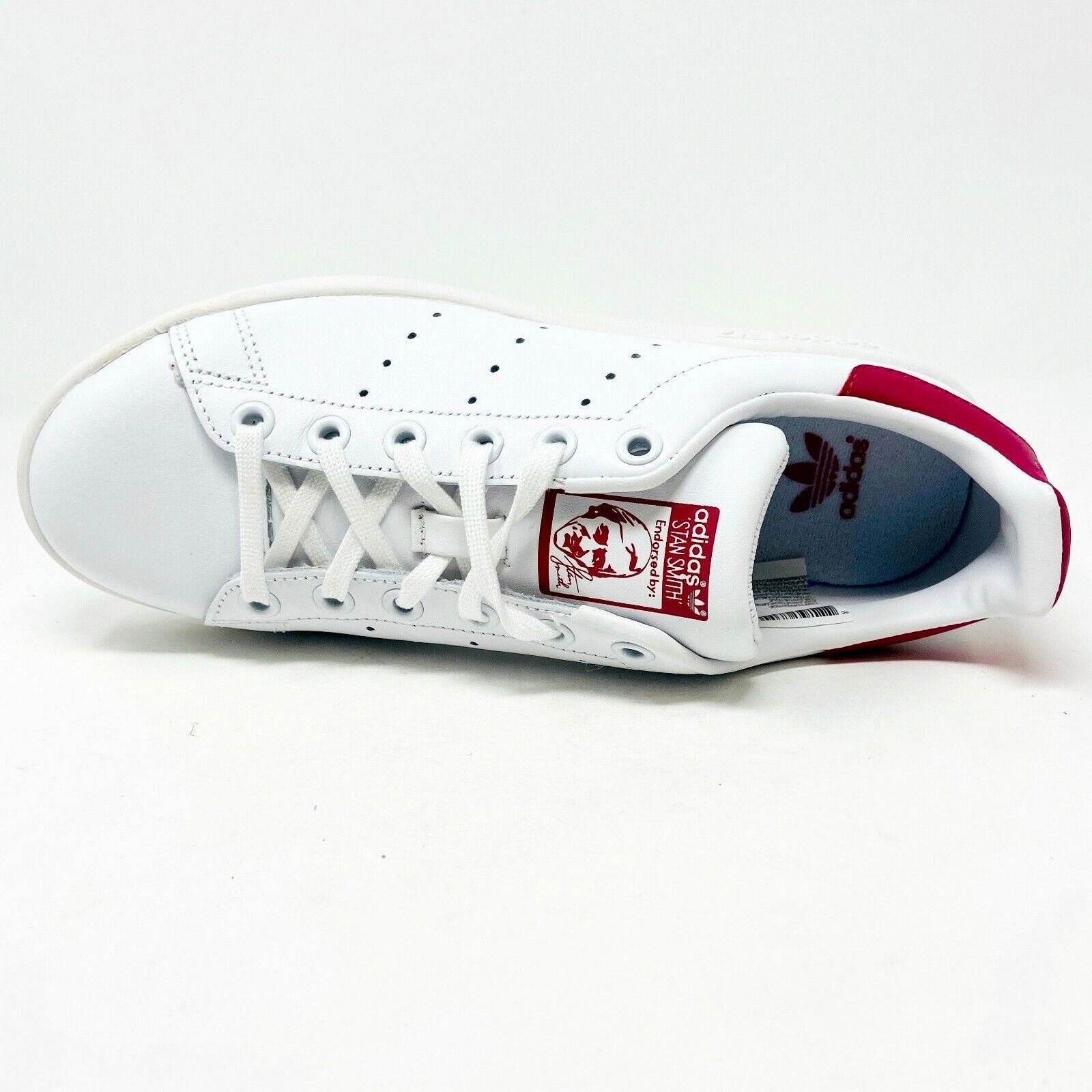 Adidas Originals Stan Smith White Pink Junior Kids Casual Shoes B32703 Casual Adidas Shoes