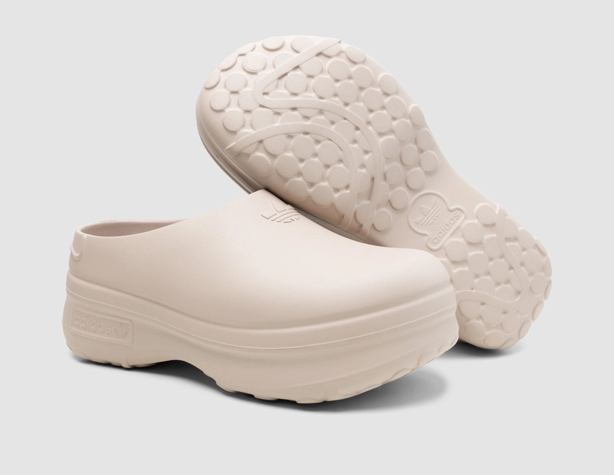 adidas Originals Women's Adifom Stan Smith Mule Wonder Taupe / Wonder Taupe - Core Black Adidas Courtflash Tennis Shoes