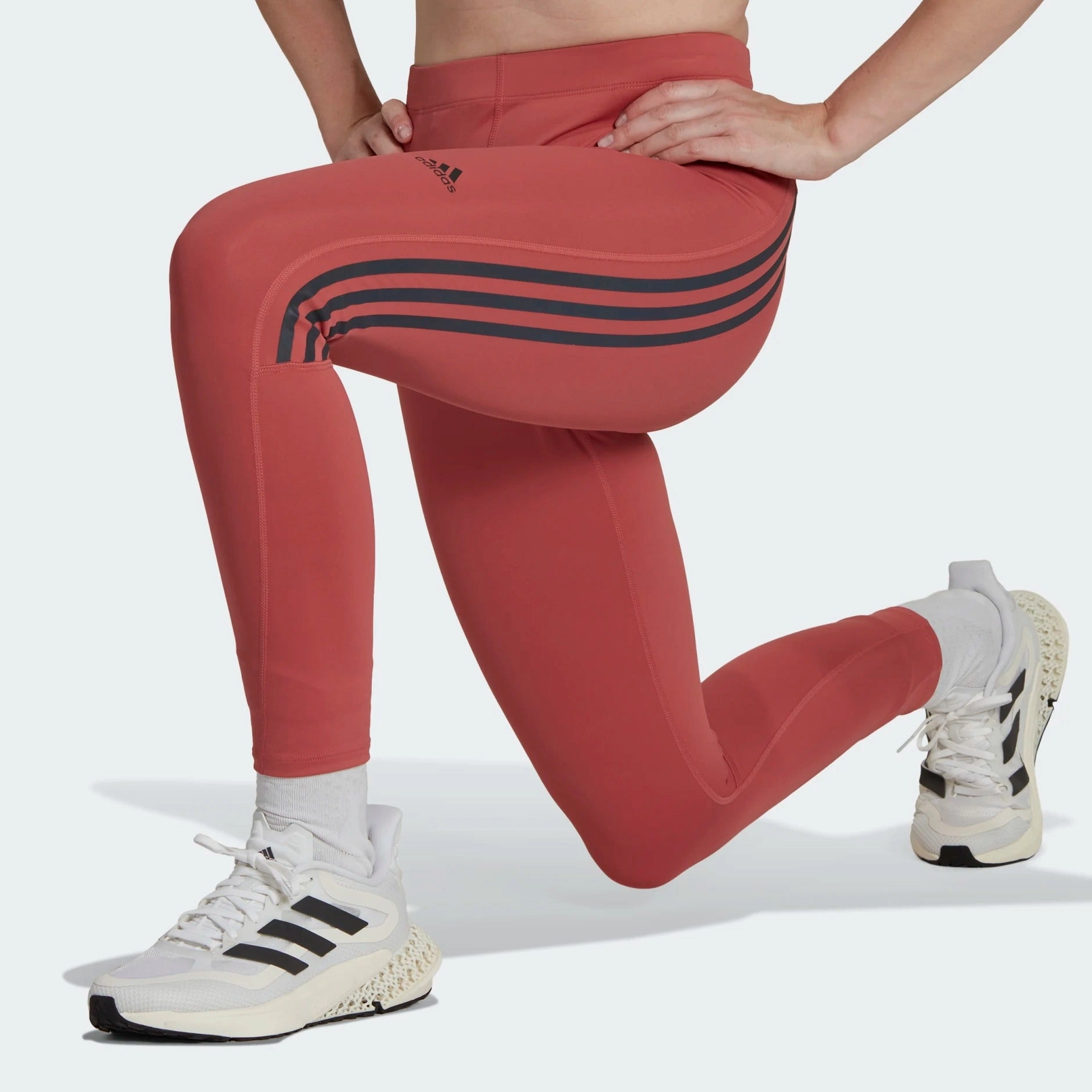 adidas Run Icons 3-Stripes 7/8 Women's Running Leggings Supine Running Shoes