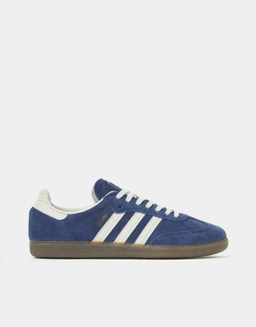 Adidas Samba Soccer Shoes adidas Samba ADV Skate Shoes - Dark Blue/Grey/Gum