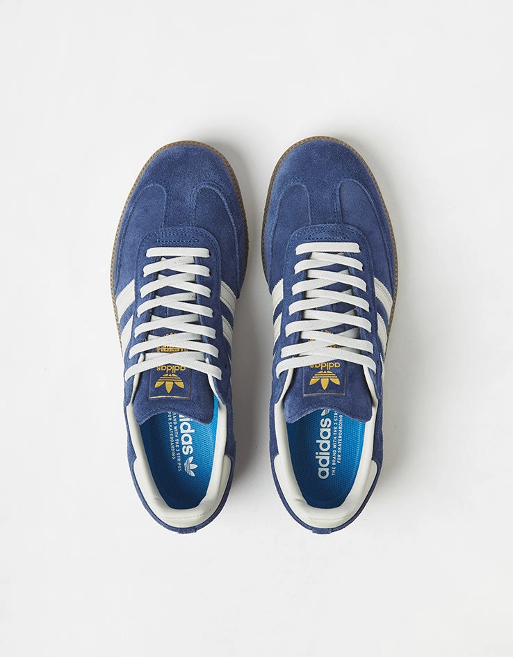 Adidas Lego Shoes Price adidas Samba ADV Skate Shoes - Dark Blue/Grey/Gum