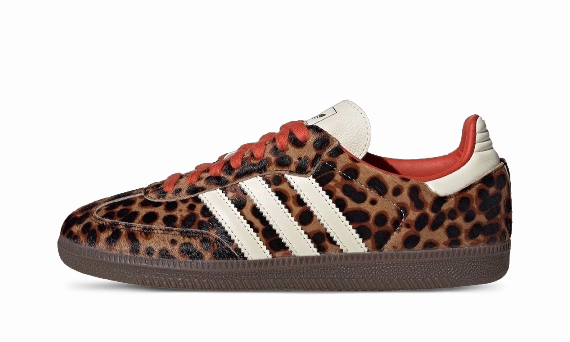 Adidas Samba OG Preloved Red Leopard Adidas Platform Shoes