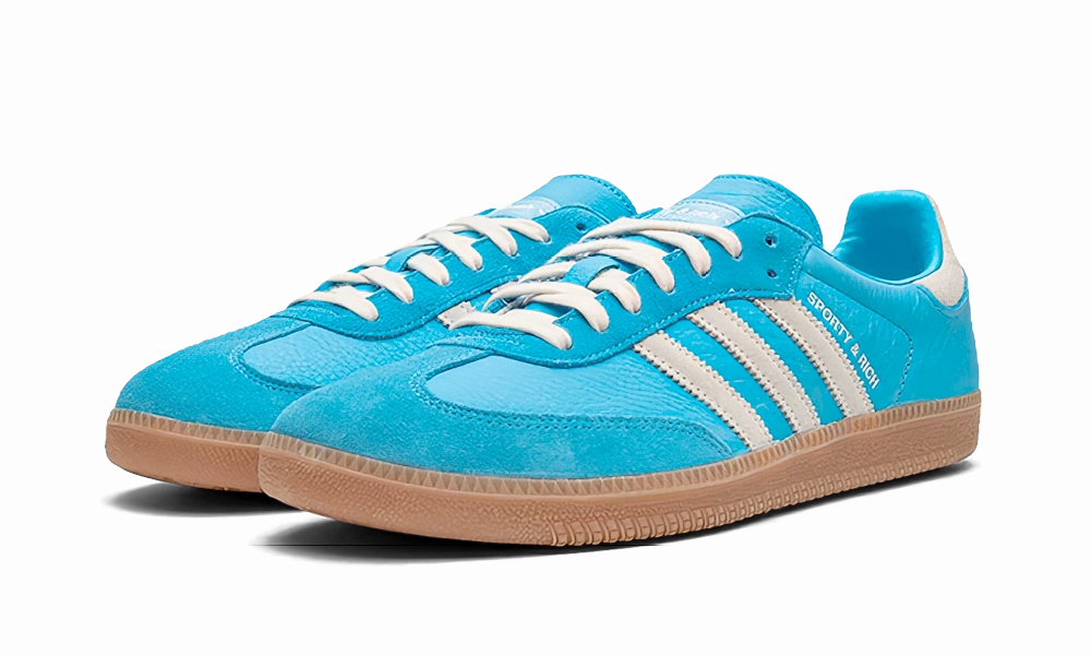 Palace And Adidas Shoes Adidas Samba OG Sporty & Rich Blue Rush