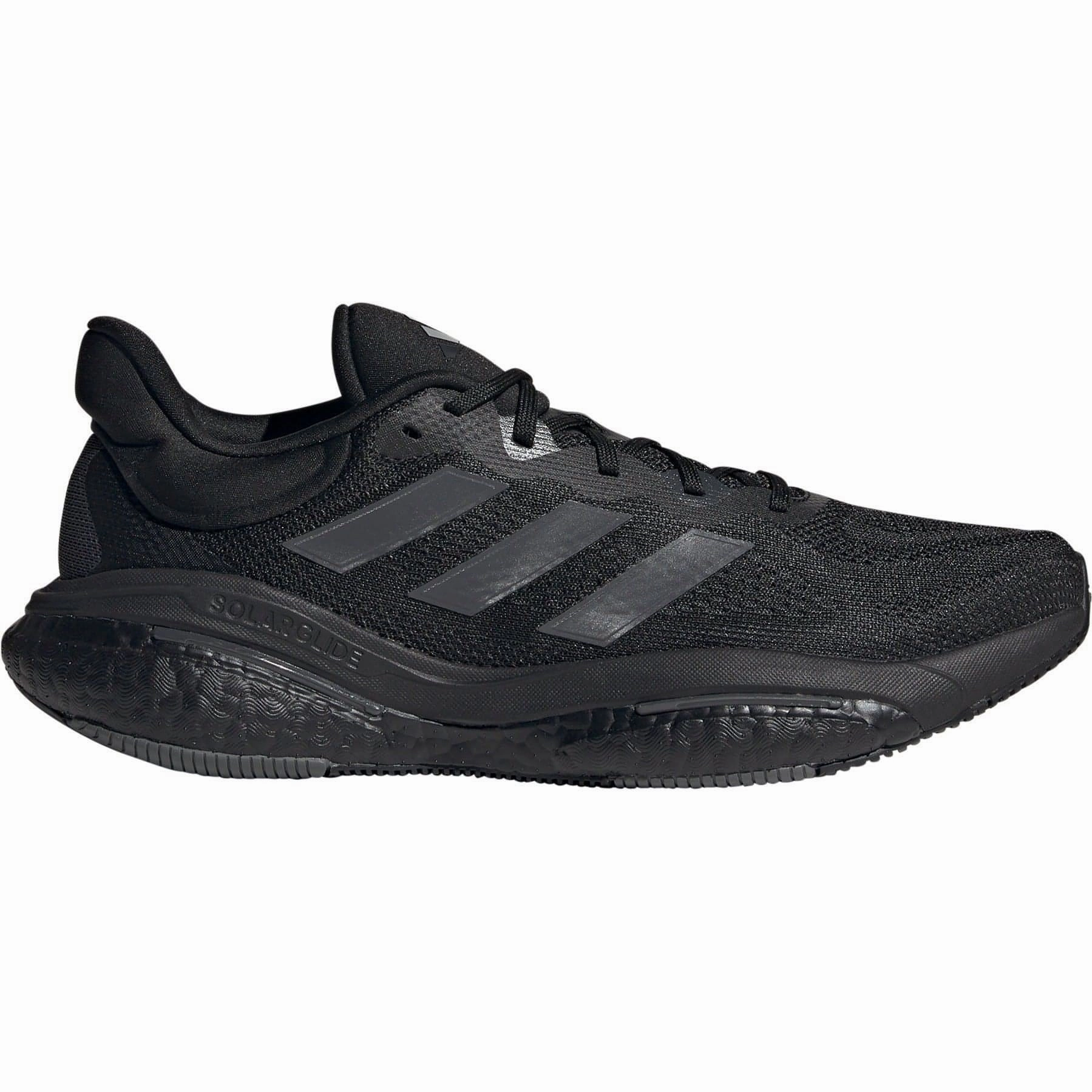 adidas SolarGlide 6 Mens Running Shoes - Black Adidas Shoes Torsion