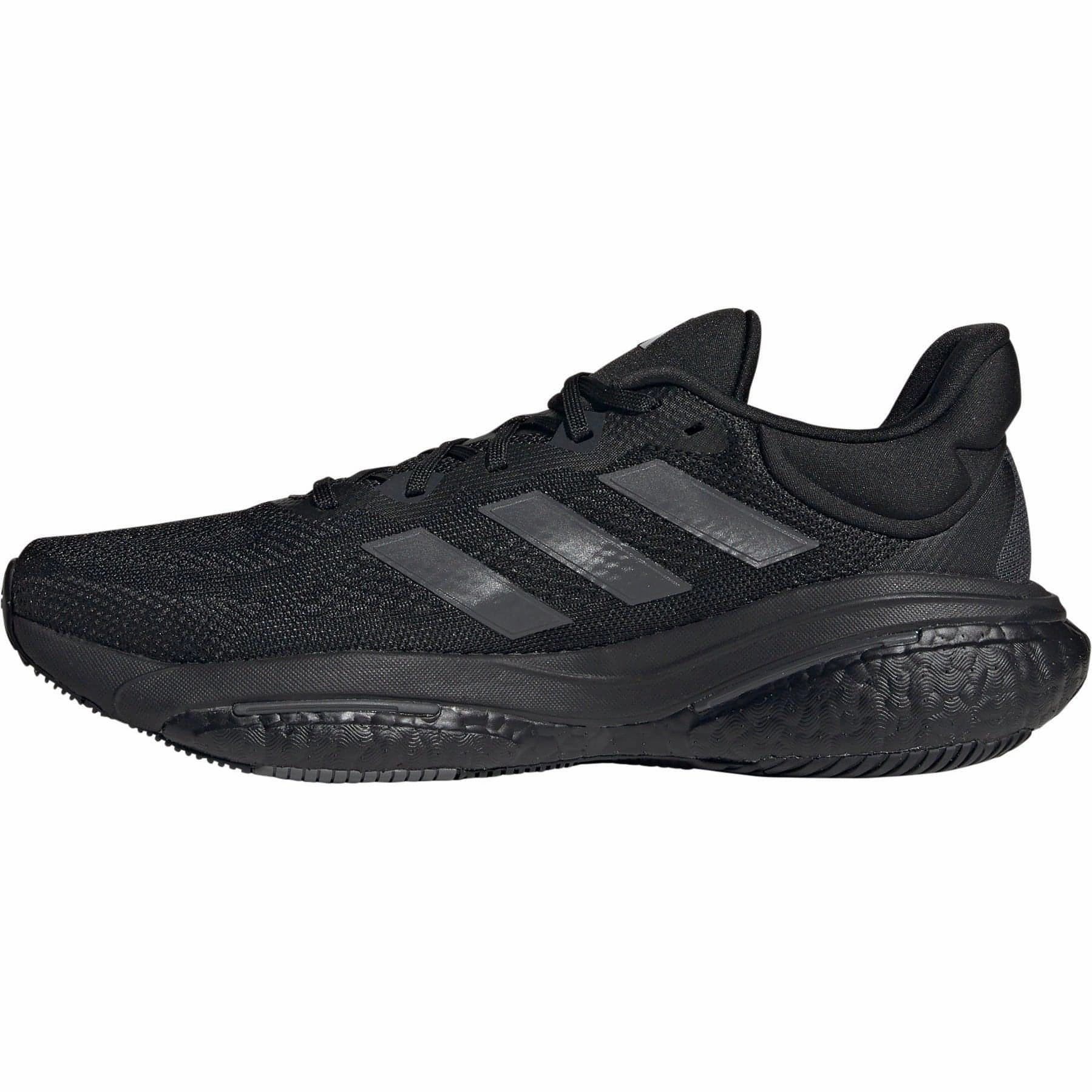 adidas SolarGlide 6 Mens Running Shoes - Black Adidas Valentines Shoes