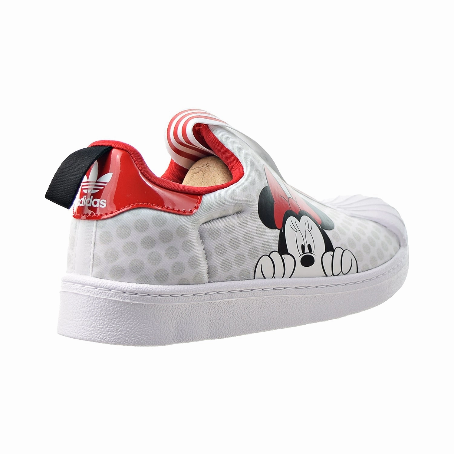 Adidas Shoes With Lace Adidas Superstar 360 X C "Minnie Mouse" Little Kids' Shoes White-Scarlet-Black