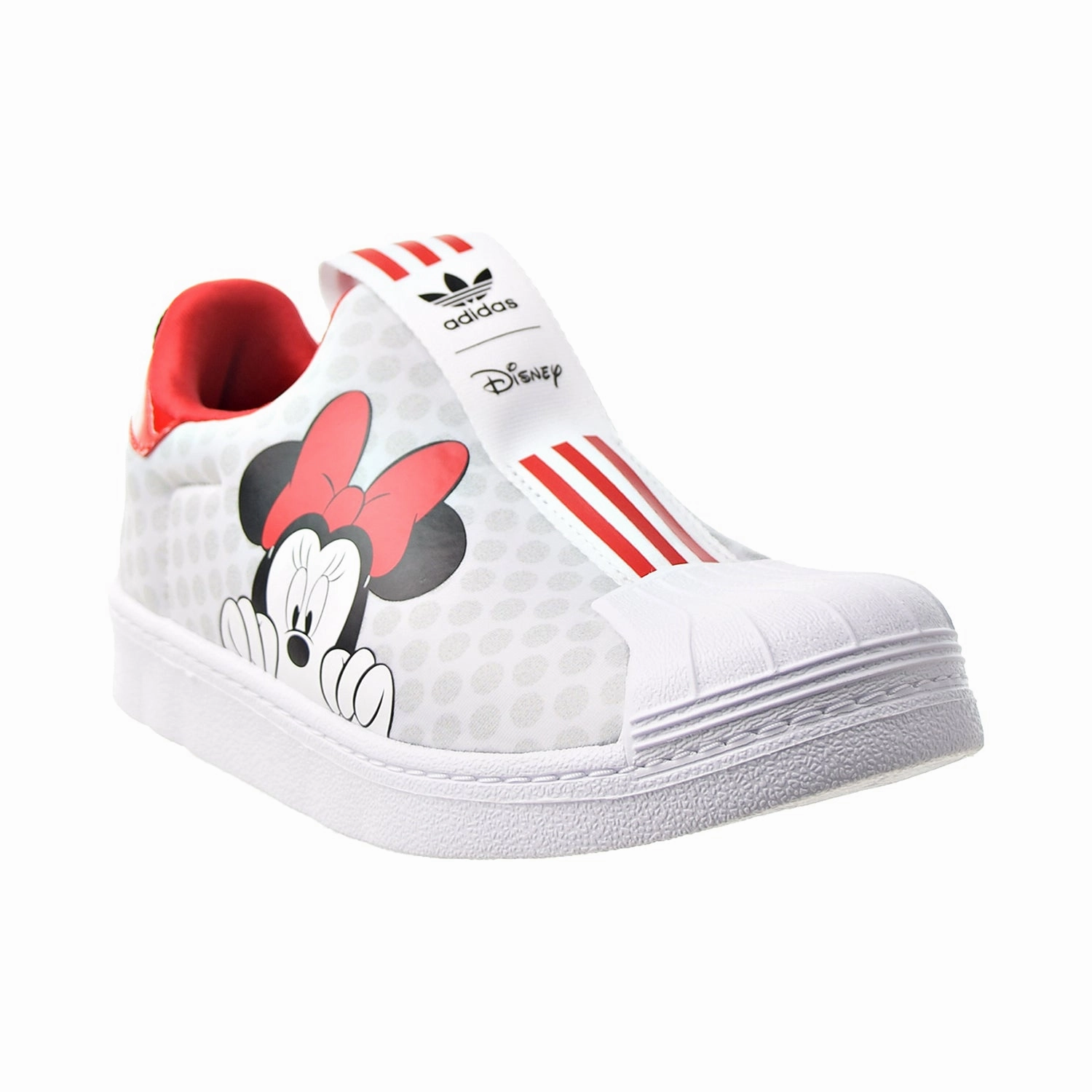 Run Dmc Adidas Shoes Adidas Superstar 360 X C "Minnie Mouse" Little Kids' Shoes White-Scarlet-Black