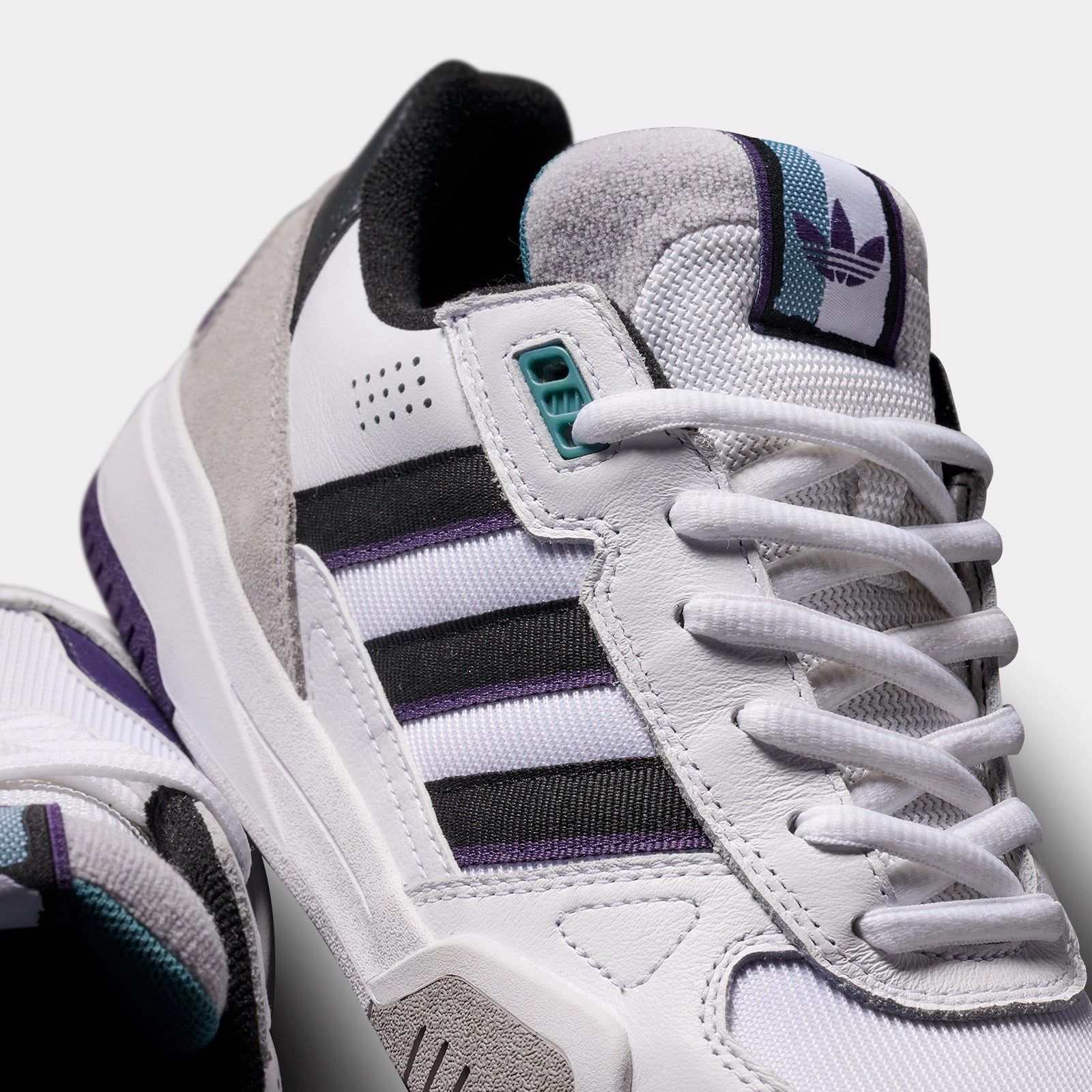 360 Adidas Golf Shoes ADIDAS TEKKIRA CUP - WHITE/BLACK/-PURPLE