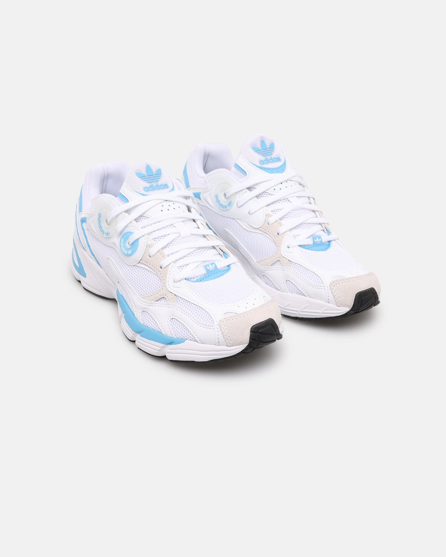 Adidas Women's Astir White/Blue Adidas Runfalcon 4 Running Shoe