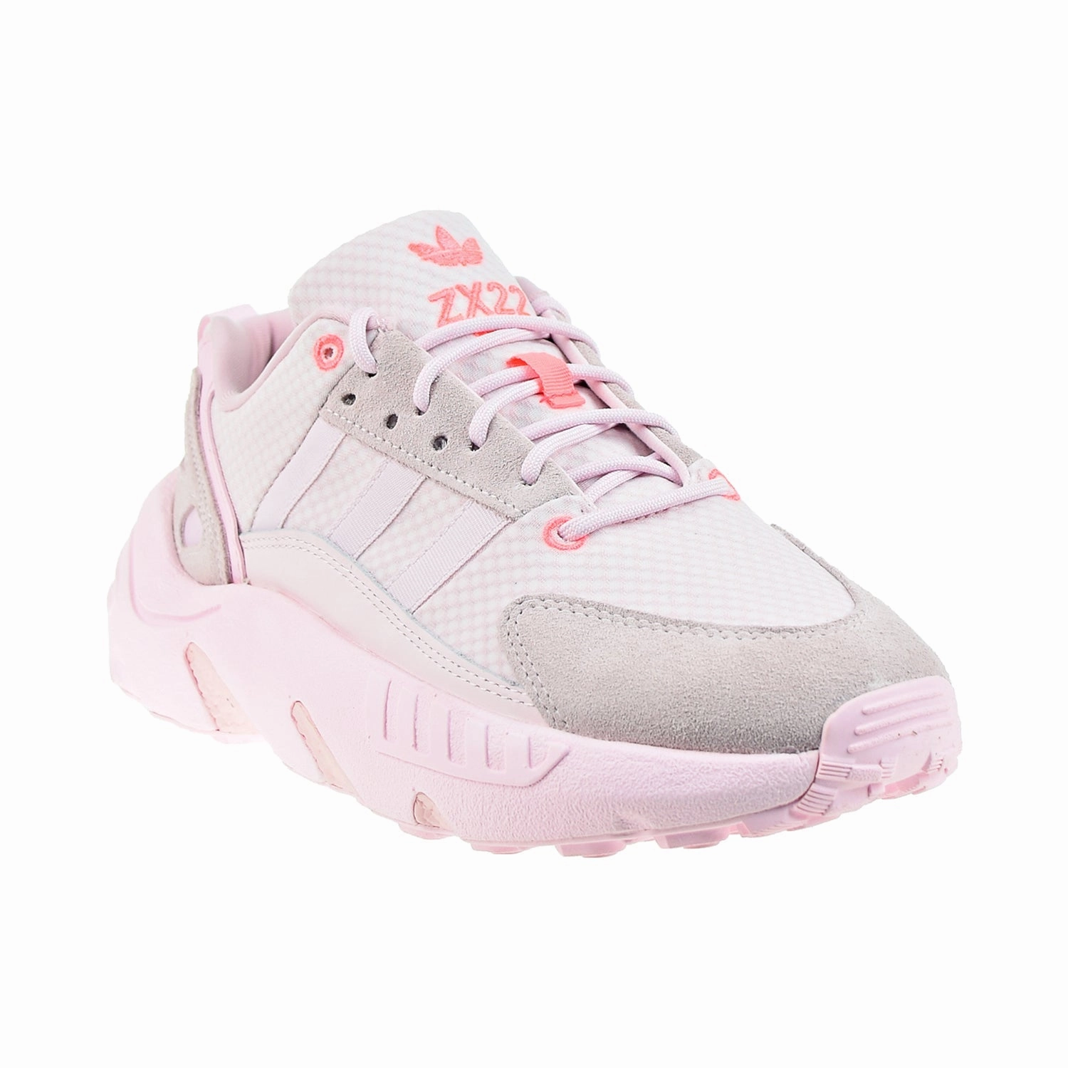 Adidas ZX 22 Boost Women's Shoes Almost Pink-Clear Pink-Acid Red Nimbus Running Shoes