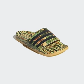 ADILETTE COMFORT SANDALS - Semi Spark / Core Black / Semi Spark University Of Miami Adidas Shoes