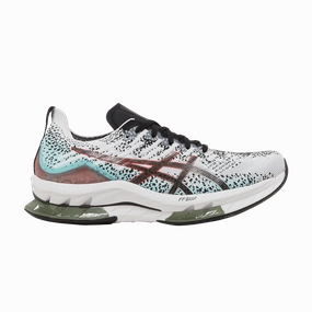 Asics Gel Nimbus 24 Running Shoes ASICS Kinsei Blast White Black Red Aqua