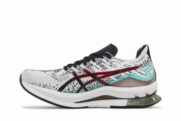 Asics Style Shoes ASICS Kinsei Blast White Black Red Aqua