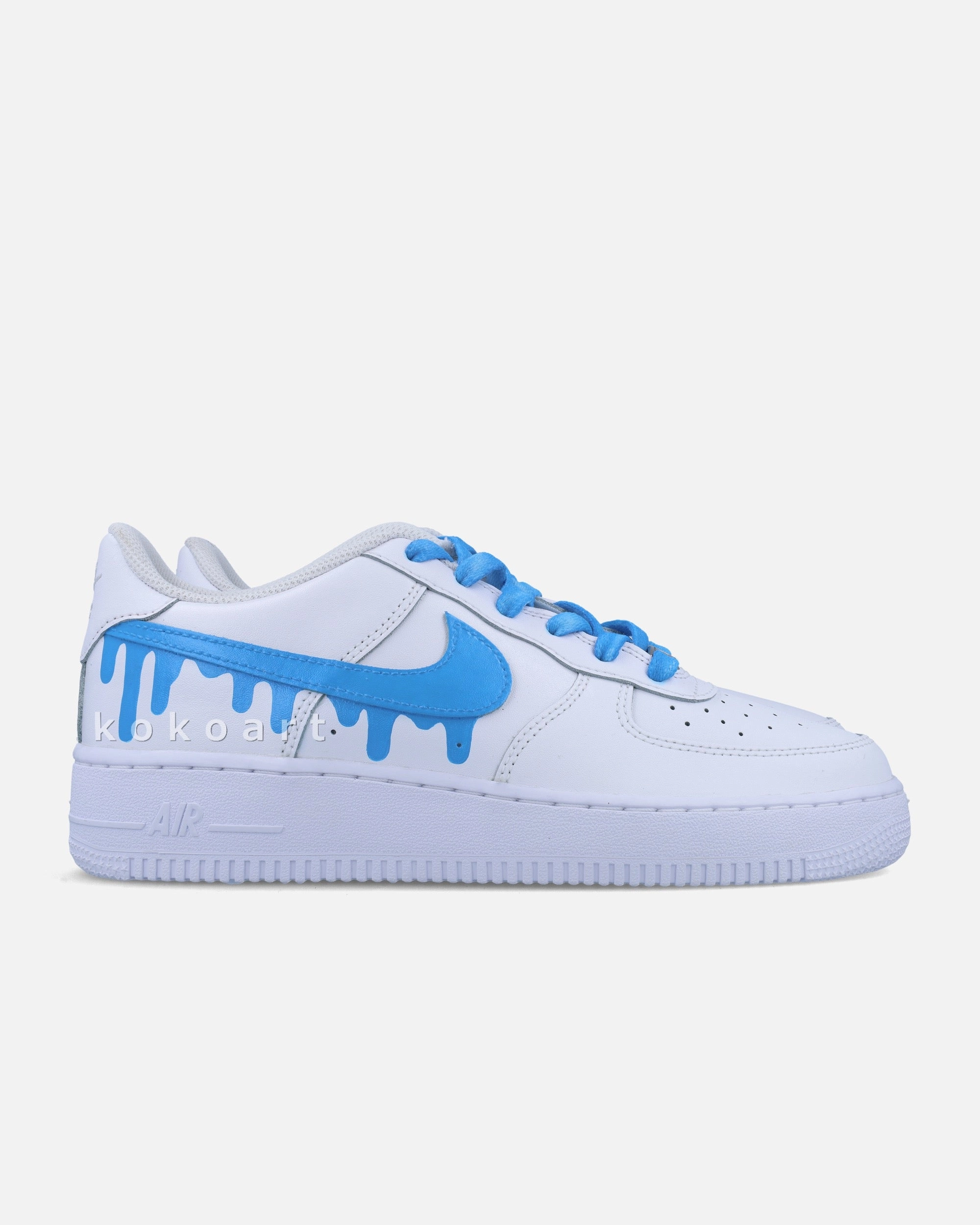 Asics Shoes Price India AF1 Light Blue Dripping