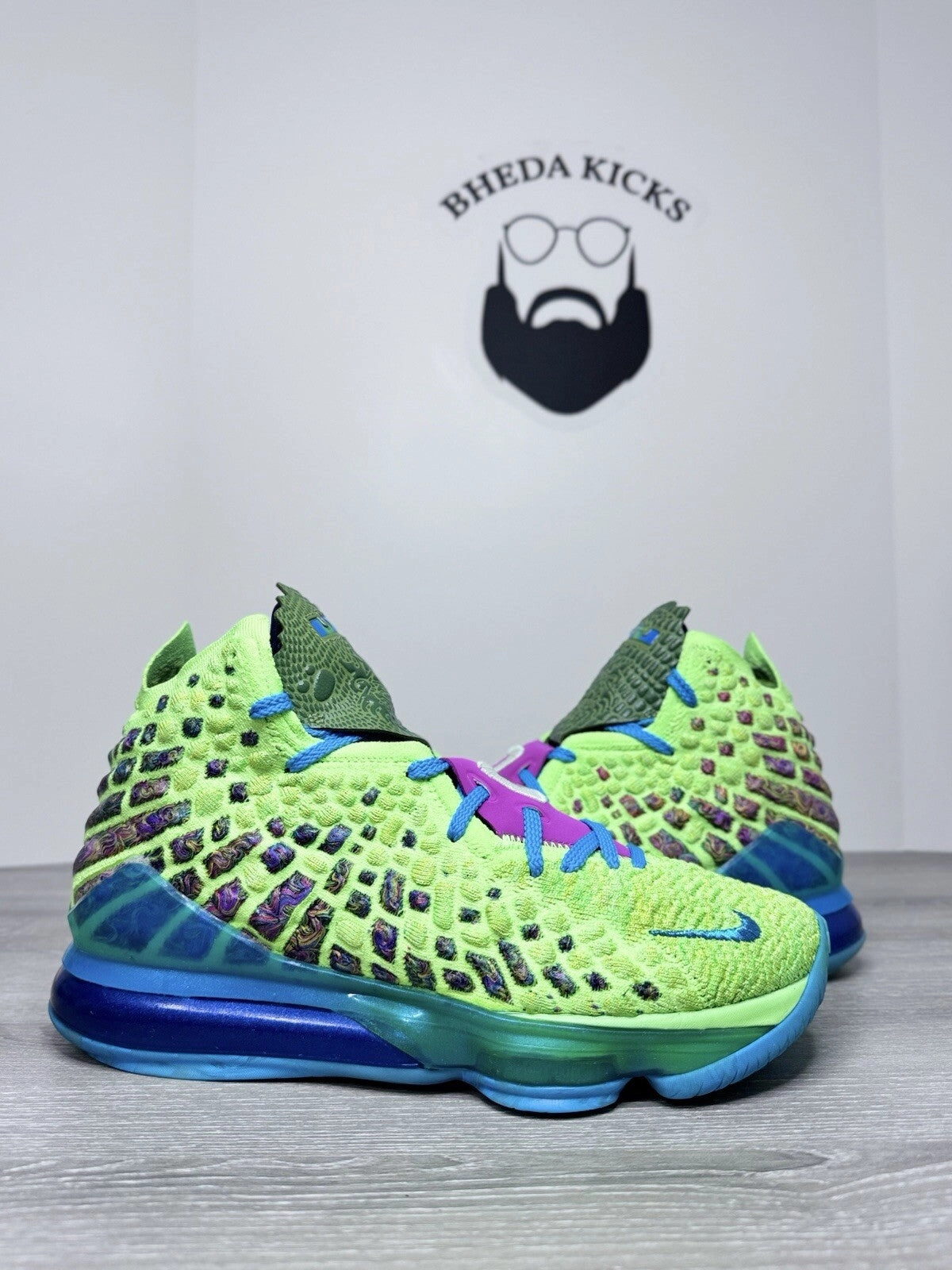 Asics Leather Golf Shoes Sizs 9 - Nike LeBron 17 Mr. Swackhammer All Star Space Jam CV8075-300 Preowned