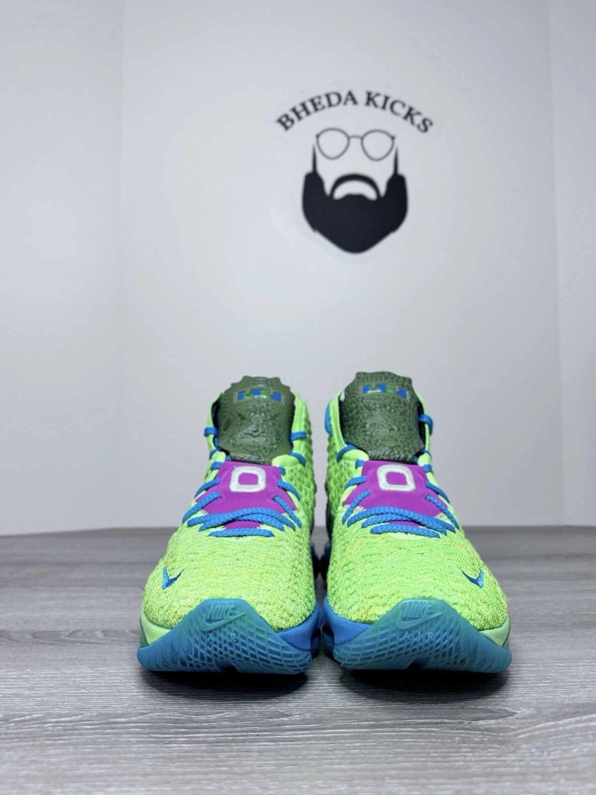 Leather Asics Running Shoes Sizs 9 - Nike LeBron 17 Mr. Swackhammer All Star Space Jam CV8075-300 Preowned